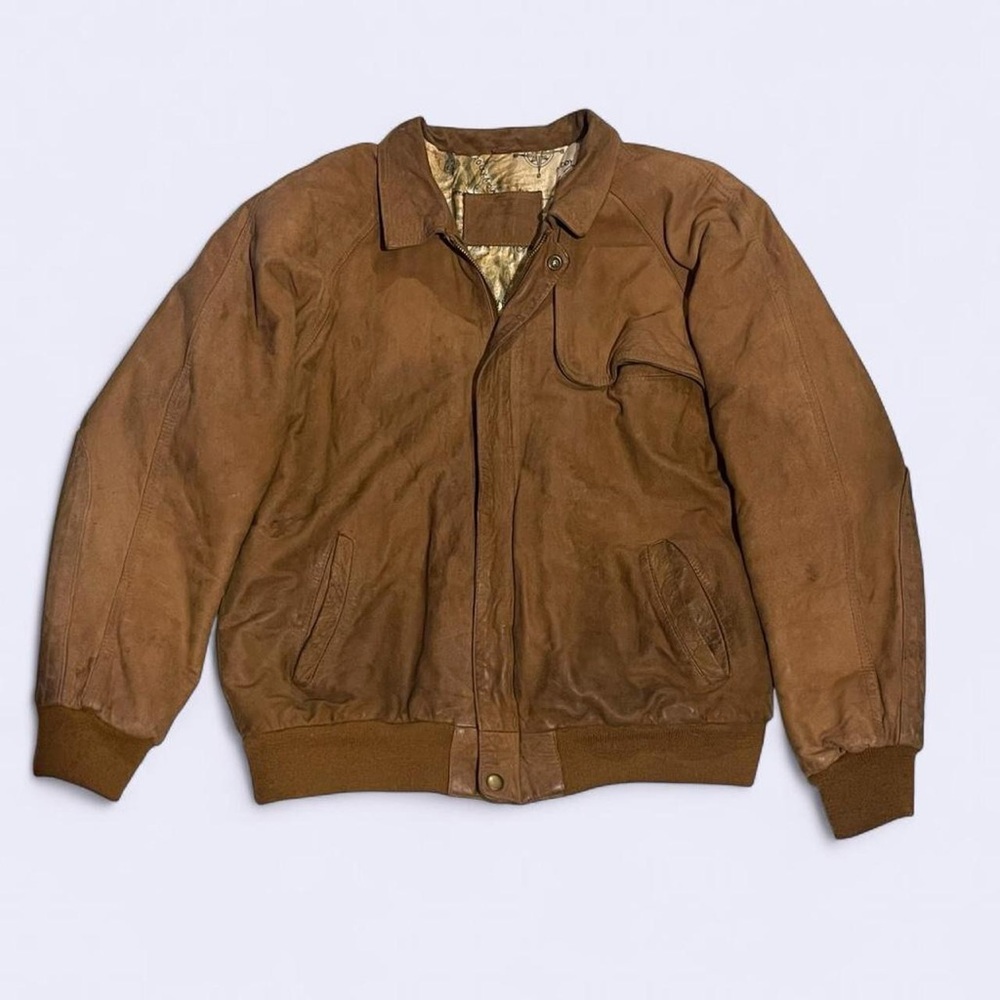 Marlboro Classic Tan Bomber Jacket